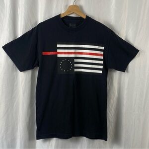 Black Scale Men’s The Rebel Red Flag Graphic T-Shirt Size Medium